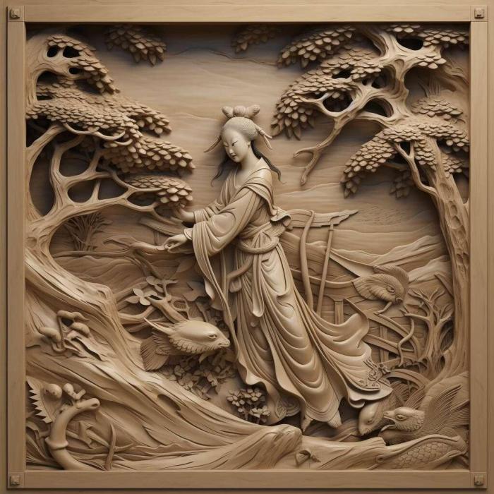 نموذج ثلاثي الأبعاد لآلة CNC 3D Art 